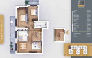 PENTHOUSE 5CAM. +3 BAI / 8 MIN. METROU N. TECLU.COMISION 0%!