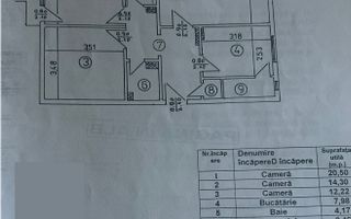 Apartament 3 camere decomandat, zona 13 Septembrie - Poză 9