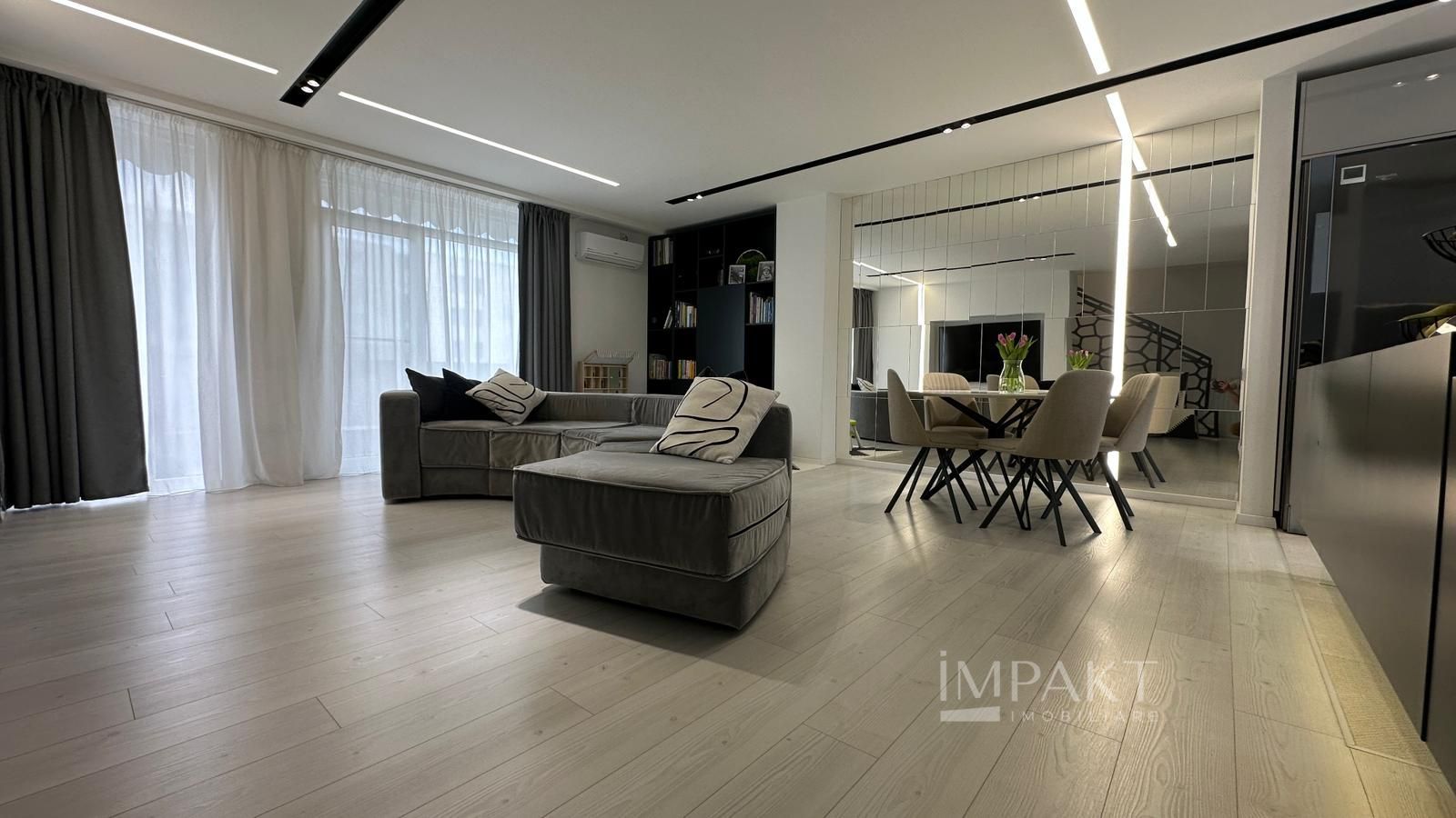 Penthouse Sopor | 120 mp | Design Modern | Terase 60 mp | 2 Parcari - Poză 1