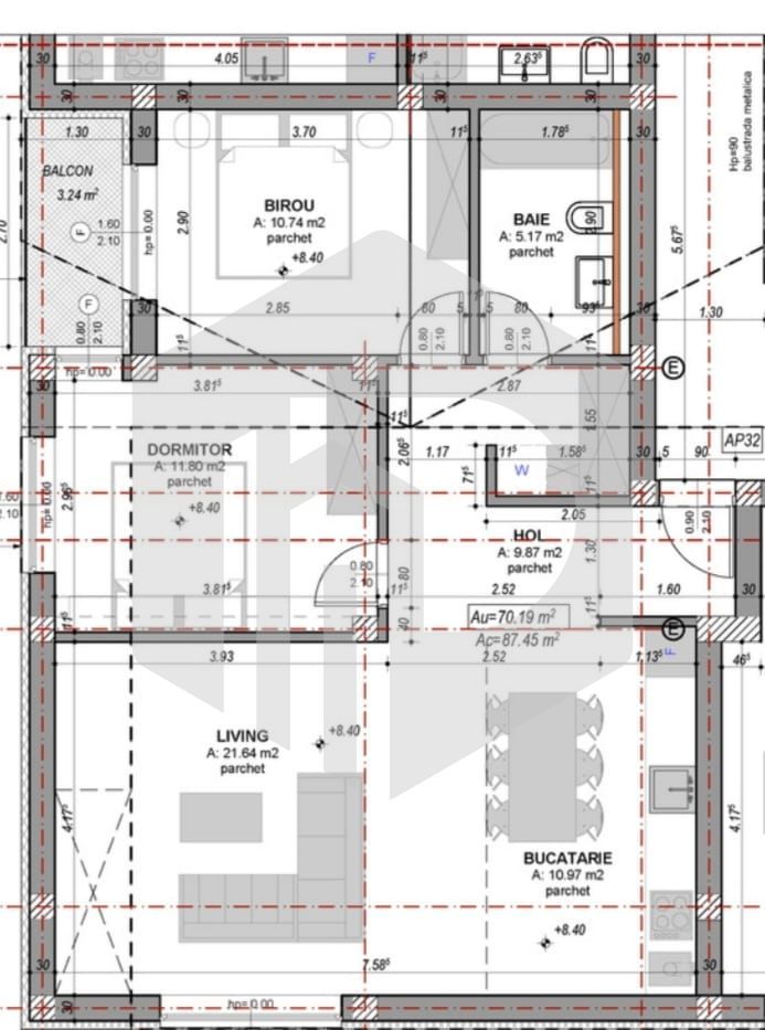 Doamna Stanca 0% Comision - Apartament 3 camere - 70 mpu - La Cheie - Poză 4