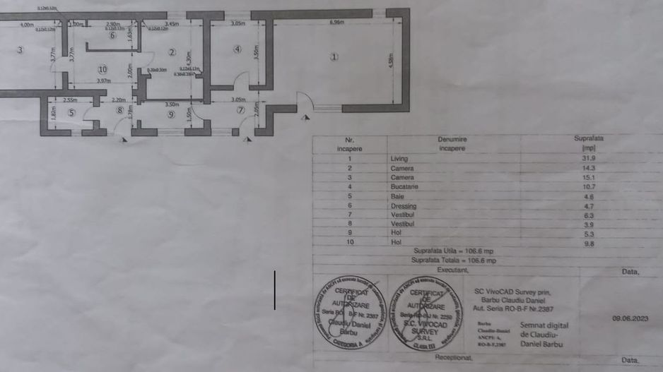 Casă pe parter + 550 mp teren + garaj 25 mp - Schiță 19