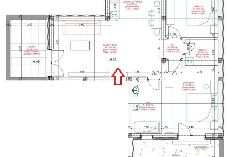 Bloc nou ESO. 3 Camere. Dressing. Terasa 25 mp. Finisaje la alegere. - Poză 9