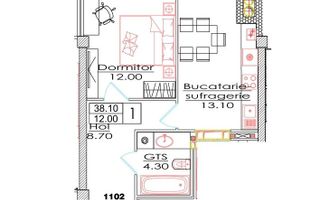 Vânzare, apartament, 1 camere, str. Ialoveni, Telecentru - Poză 3