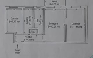 PREȚ REDUS – Apartament 3 Camere + Parcare + GAZE – Etaj 1 | Constanta - Poză 1
