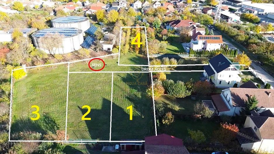 De Vanzare Parcele de Teren Intravilan -Strada Platanului/Careiului SM - Poză 2