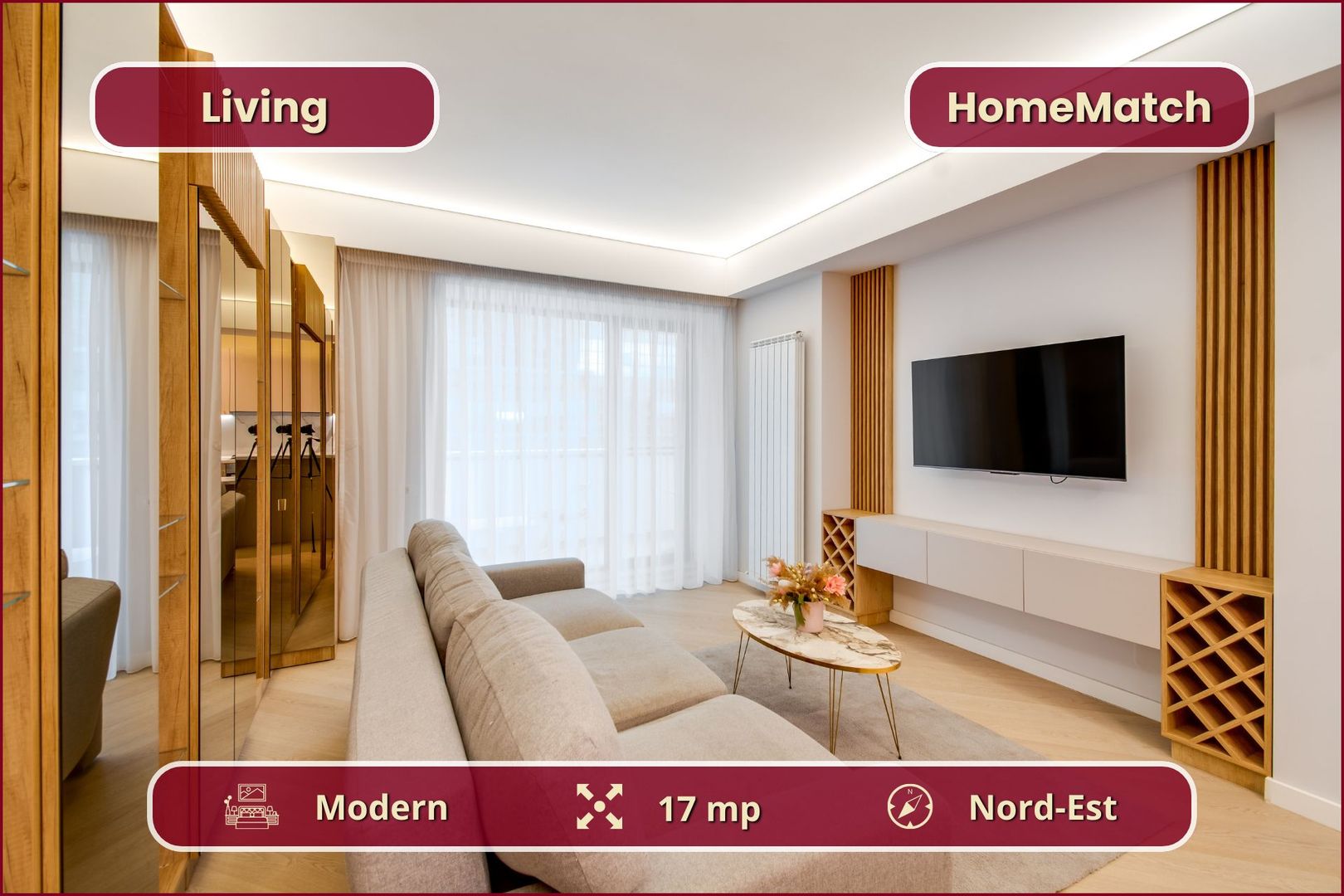Cortina North || 2 Camere || Amenajat premium || Comision 0% - Poză 3