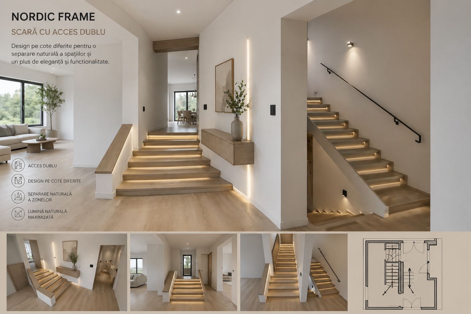 Casă spectaculoasă – 314 mp utili, cramă, terase, 7 camere, teren 432 mp - Poză 2