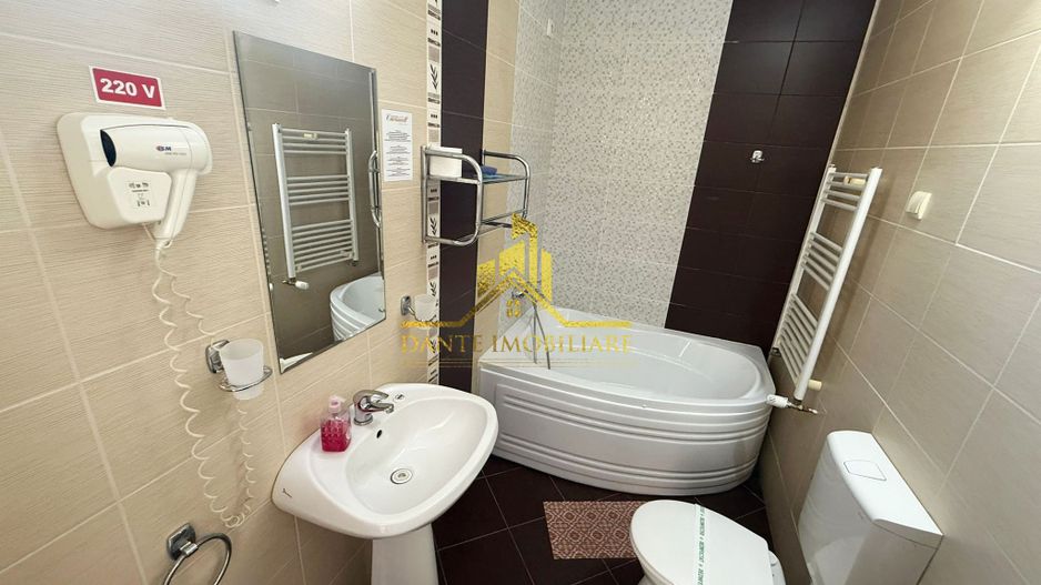 2 camere, mobilat modern, PET FRIENDLY, bloc nou, parcare, Borhanci - Poză 8