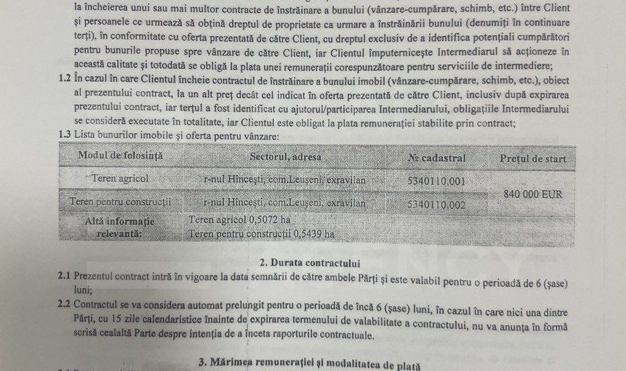 Vânzare, teren pentru construcții, 1.05 ha, satul Leușeni, Hâncești - Poză 4