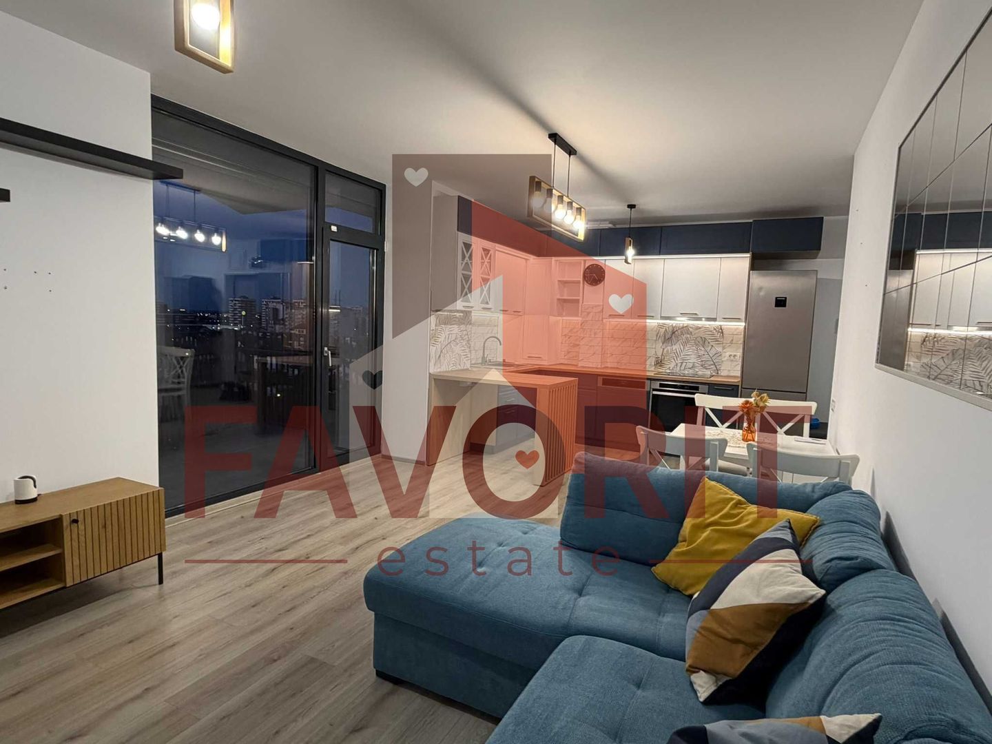 3 camere | etaj intermediar | bloc nou | parcare subterana si boxa | mobilat - Poză 3