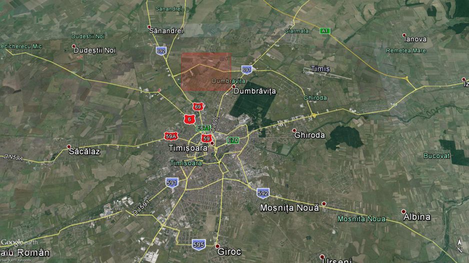 TEREN COMERCIAL- INDUSTRIAL, CENTURA N TIMISOARA , INELUL V. - Poză 5