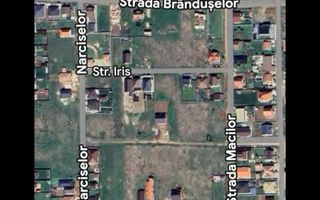 Sanandrei teren de vanzare 800 mp 2 fronturi stradale comision 0 - Poză 1