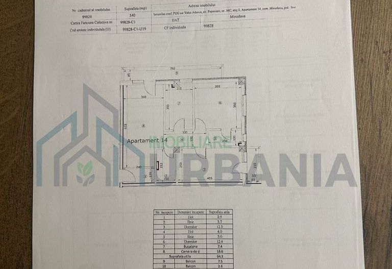 Apartament 3 camere, 2 băi, 2 balcoane, boxă și loc parcare, TVA inclus, Miroslava - Poză 13