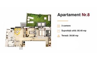 Apartament de 3 camere, imobil exclusivist, Central - Poză 7