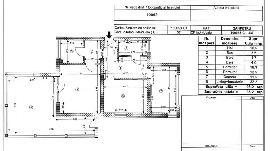 Apartament 4 camere si Curte Proprie | Parcare Inclusă - Schiță 10