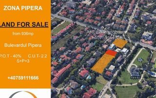 Vanzare teren Pipera 936 mp+ inchiriere 2000mp - Poză 2