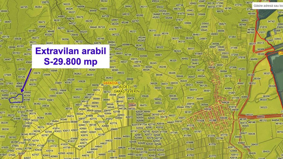 Teren extravilan arabil 29.800 mp – Vărădia, Caraș-Severin - Poză 3