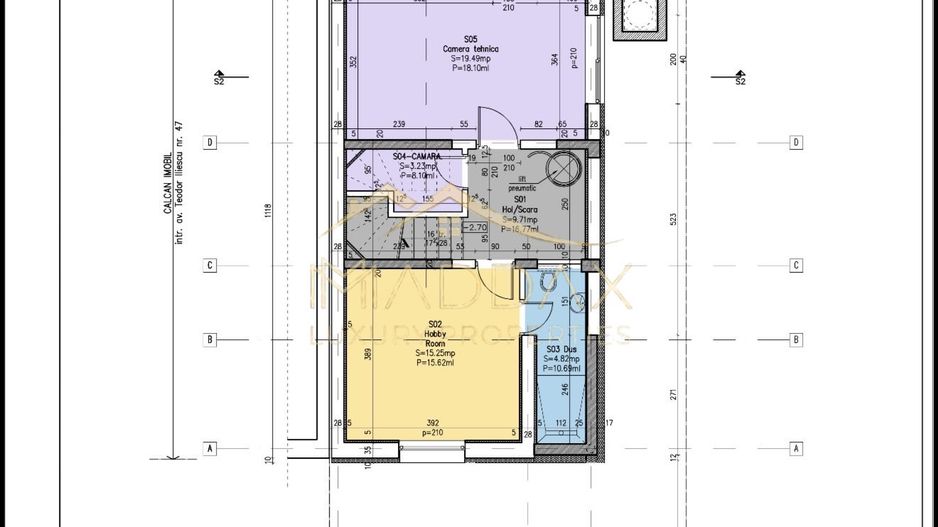 Vila Unica Noua cu 8 camere *300mp* /fotovoltaice si pompa cladura// Dorobanti - Schiță 42