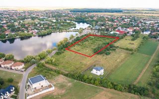 Teren cu vedere la lac, intravilan, Strada Laguna Albastra, Corbeanca - Poză 2