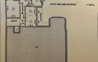 2 camere la mansardă – Gara de Nord