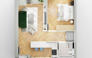 apartament 1 camera lakefield A2 - Schiță 1