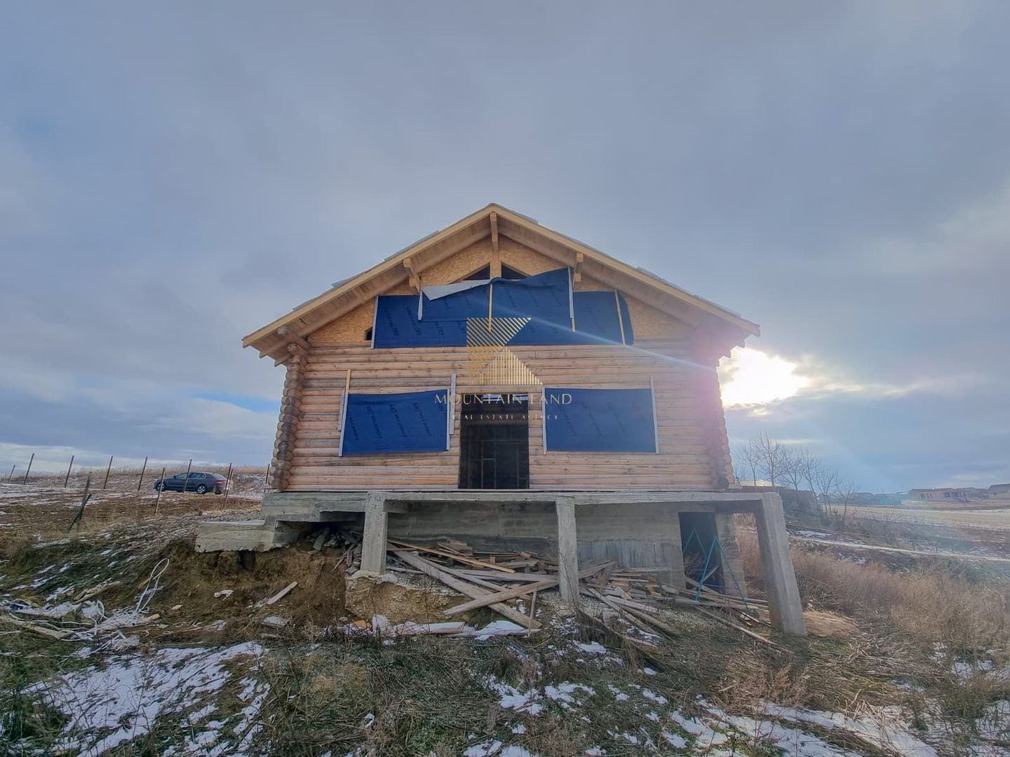 Cabana din bușteni la rosu pe teren 722 mp, Bod COMISION 0 - Poză 4