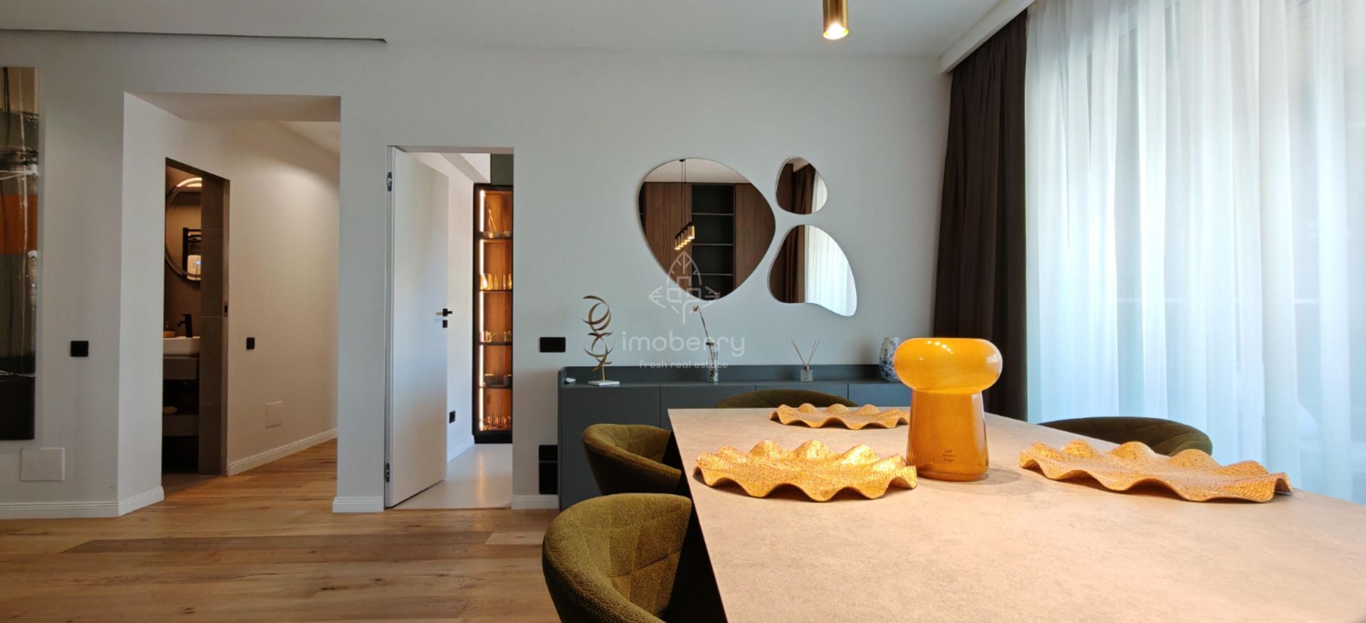 Apartament 3 camere de inchiriat, parcare, Baneasa-Aviatiei, bloc nou - Poză 3