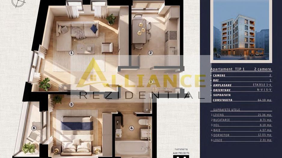 NOU ANSAMBLU REZIDENȚIAL PREMIUM - ZONA TINERETULUI / TIMPURI NOI - Poză 17