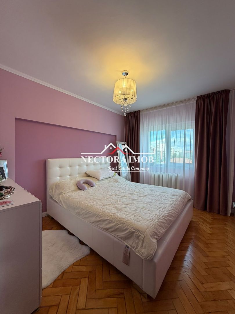 NECTORA IMOB-Apartament 3 camere, 2 bai, 2 balcoane, Mobilat/Utilat - Poză 12