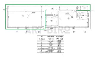 Zero comision, 60mp birou in imobil cochet, Piata Victoriei, 3' metrou - Schiță 12