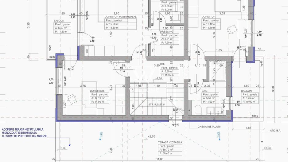 Casa MODERNA cu Garaj si teren 550mp - Schiță 5