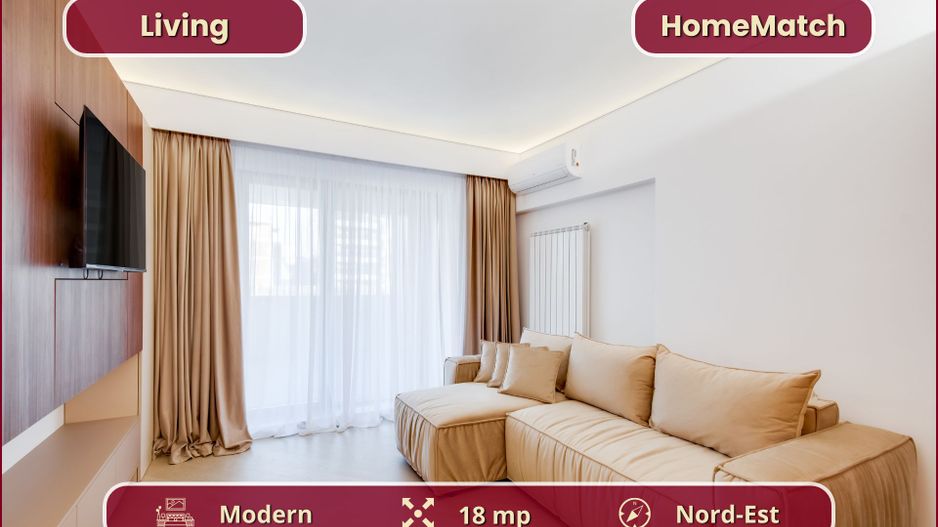 Cortina North || 3 camere || Finisaje și amenajare de lux || Piscină - Poză 3
