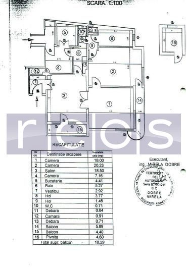 Apartament spatios 3 camere bloc boutique| Mosilor | loc parcare+2 boxe - Poză 10