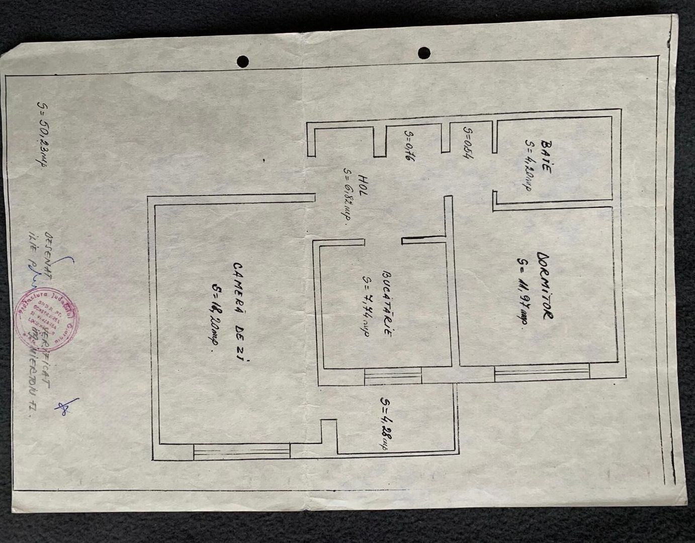 Apartament 2 camere cu garaj inclus – Str. Argedava, etaj 3 - Schiță 8