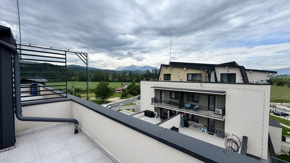 Apartament 2 camere tip penthouse Rasnov | Terasa 50 mp - Poză 7