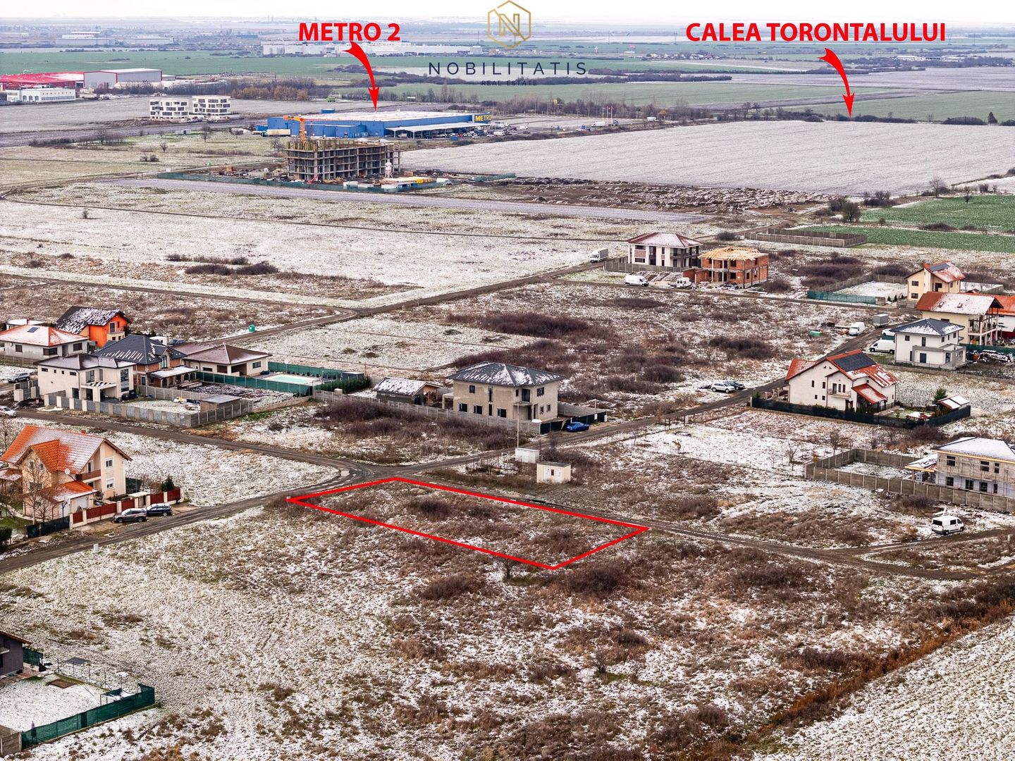 Teren Metro 2 - NORD - 2 fronturi stradale - Poză 1