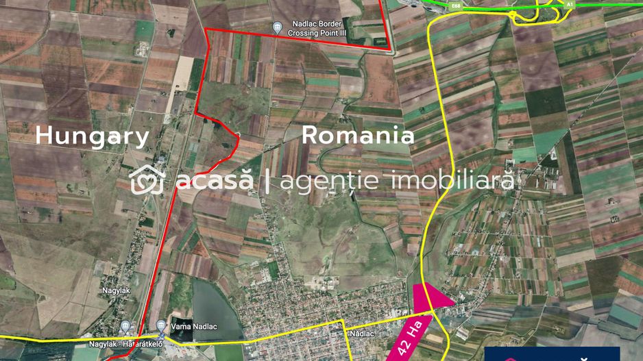 Teren industrial 42 ha Vama Nadlac - Poză 7