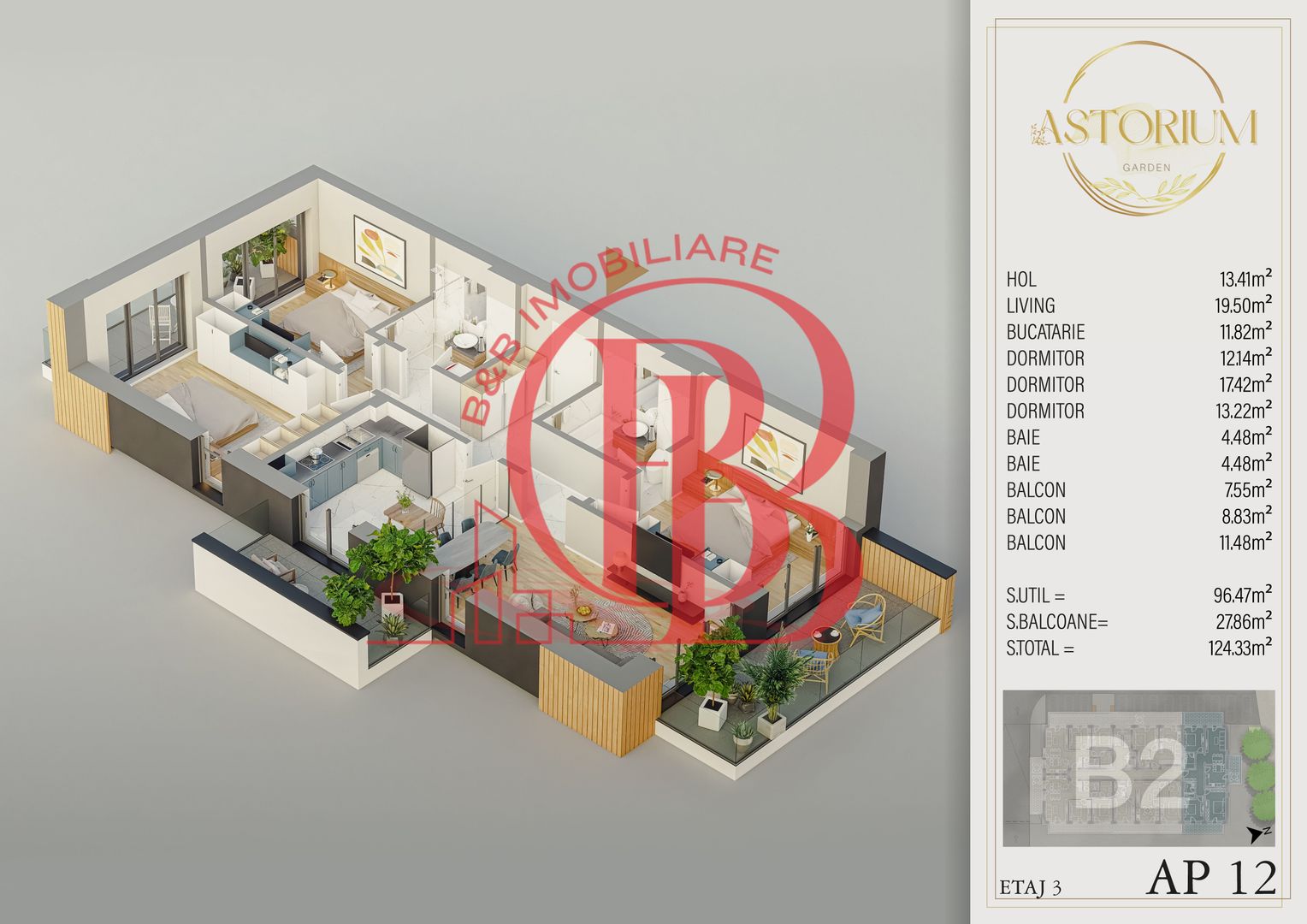 4 camere finalizat Complex Premium-piscina - pista alergare in incinta - Schiță 24