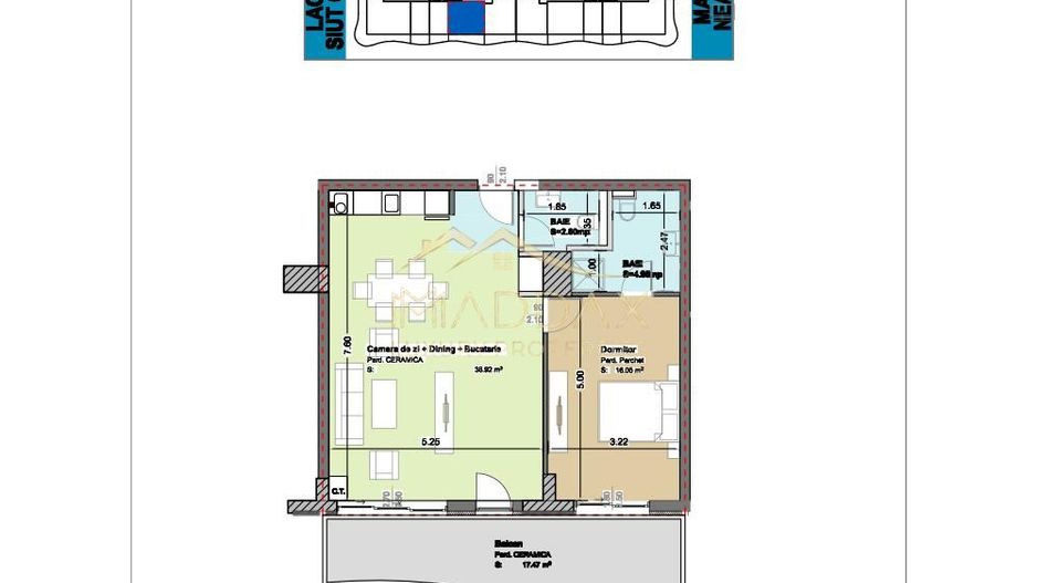Apartament de vanzare 2 camere + 2 bai I Mamaia Nord I Malul Marii Negre - Poză 23