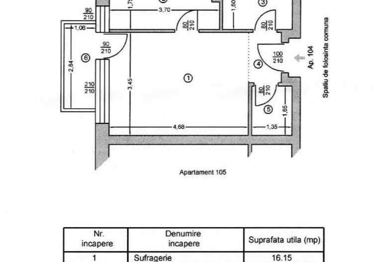 Garsoniera Mobilata 33 mp - Sector 3 - Auchan Titan - Poză 6