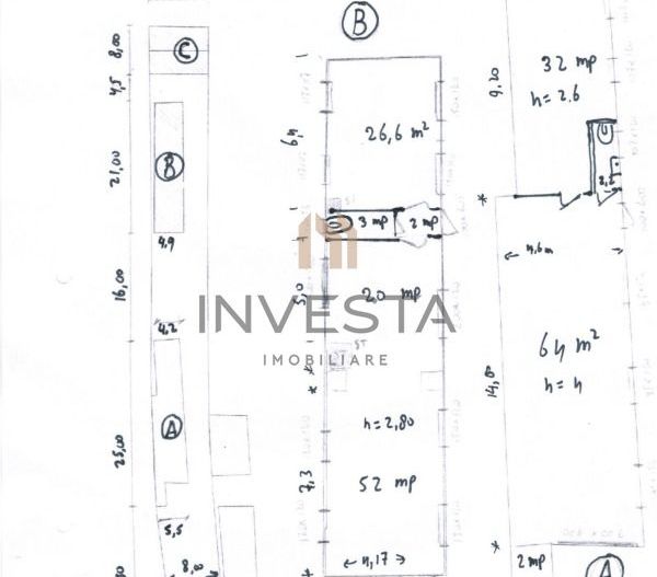 Inchiriere 2 cladiri comerciale, 943 mp teren - Schiță 9