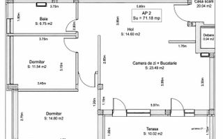 Apartament de vânzare Sibiu | 3 camere | terasă 10 mp - Poză 7