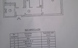🏢Apartament 2 camere, et.1 54mp, decomandat // 📍 Dacia - Columnei - Poză 10