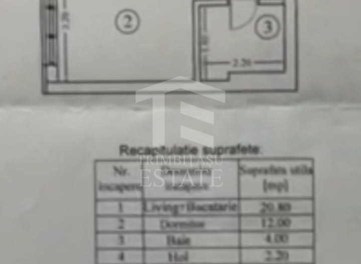 Apartament superb 2 camere Metrou Lujerului | Parcul Liniei - Schiță 22