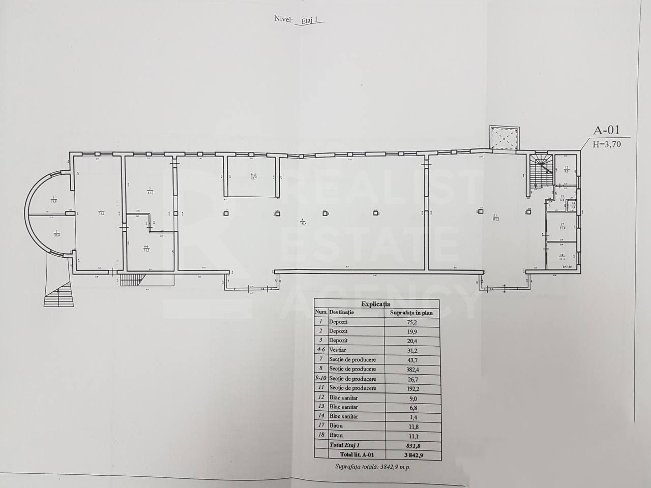 Vânzare, spațiu comercial, 3843 mp, strada N. M. Spătaru, Ciocana - Poză 21