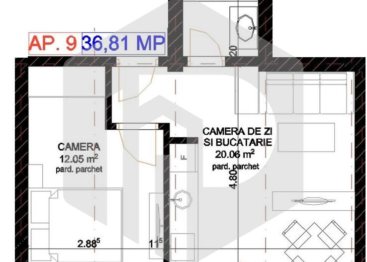 Doamna Stanca- Apartament 2 camere+ Magazie- Etaj 1- Mihai Viteazu - Poză 1