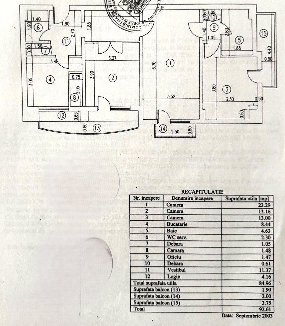 Vanzare Apartament 3 Camere Piata Alba Iulia Vedere Rond Din Toate Camerele - Poză 3