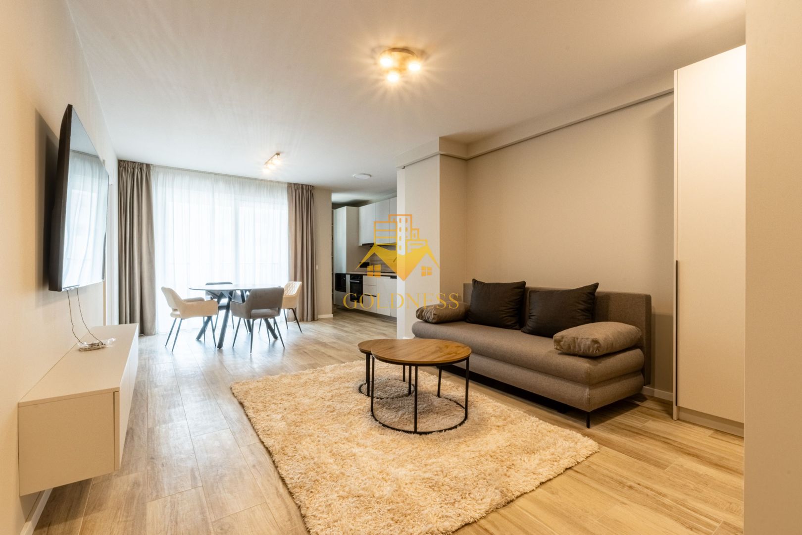 2 camere, modern, 2 bai, bloc nou, Parcare, Vivo Complex Columna - Poză 1