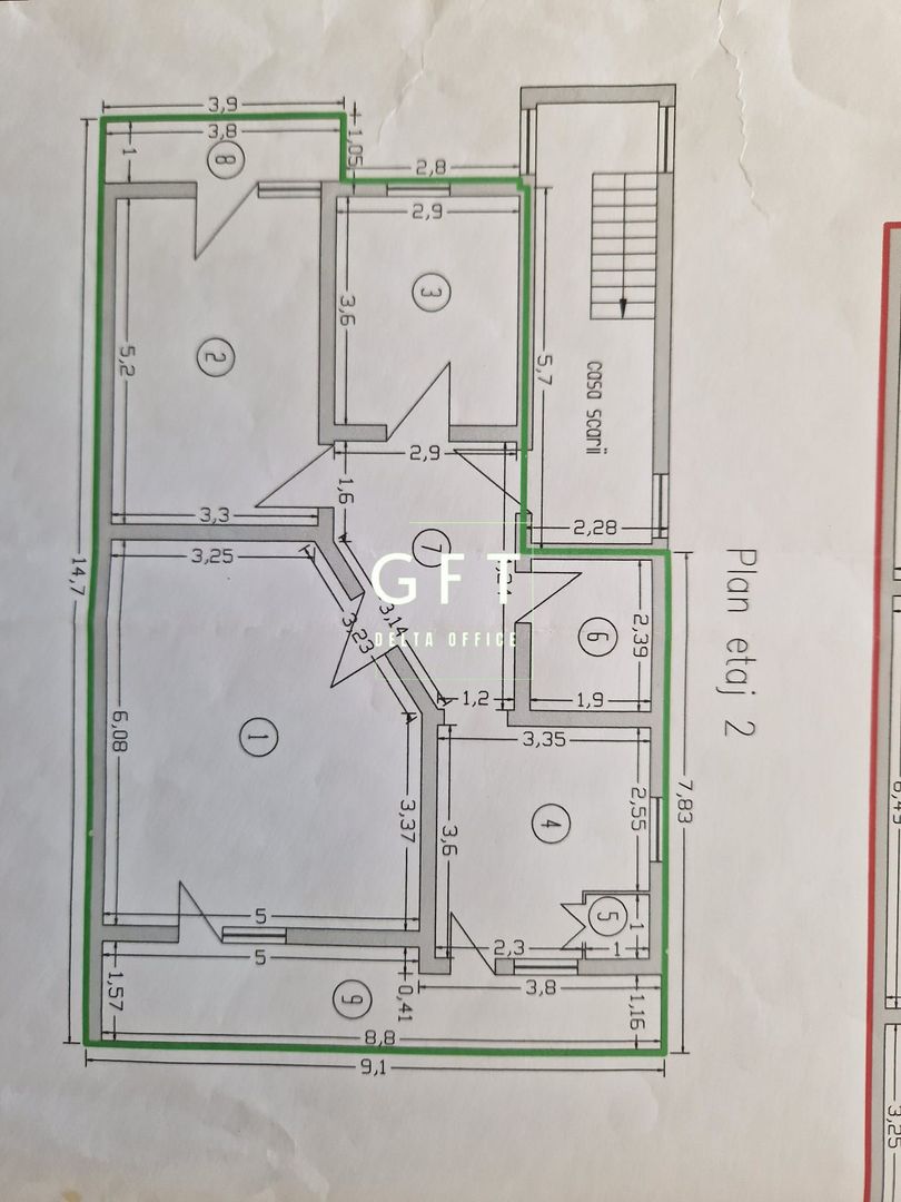 CASA , CU 3 APARTAMENTE D+P+E1+E2+M ! - Poză 12