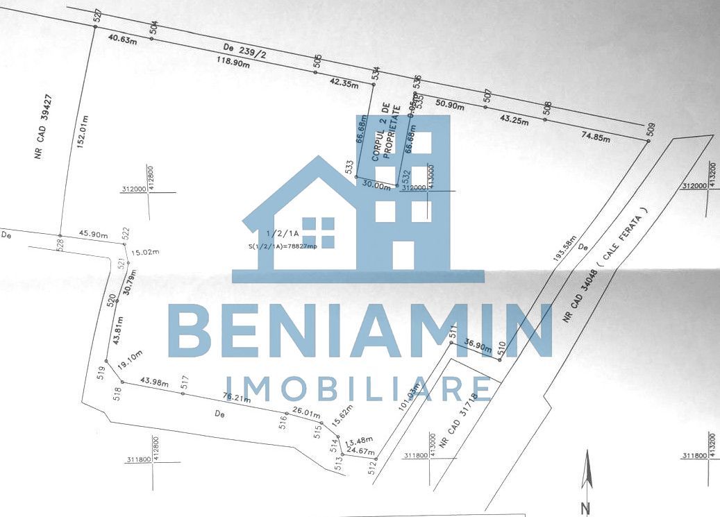 Loturi de 10.000mp-Intravilan-Gaze-Apa-Curent-Asfalt-Canalizare-Nou - Schiță 2